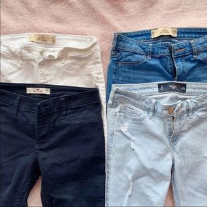 hollister skinny jeans BUNDLE (all size 0/24)